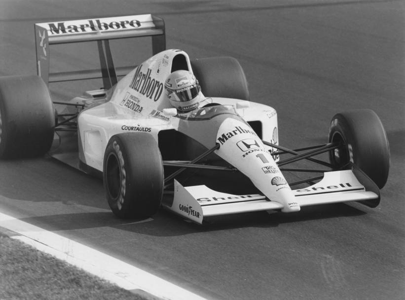 Questa la monoposto, la McLaren-Honda MP4/6, con cui Ayrton Senna vinse il suo terzo titolo mondiale (Le Barde Photo)